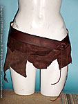 Amazon warrior girl leather mini skirt